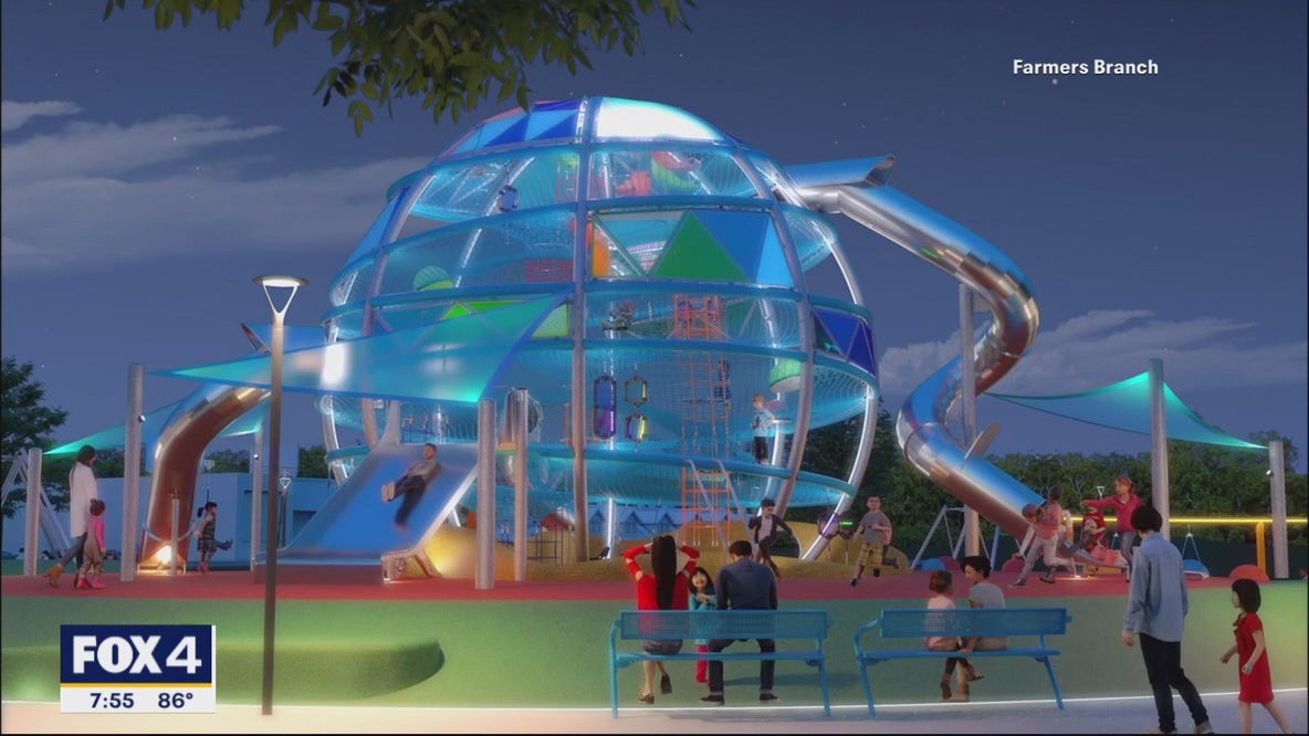 Farmers Branch's glow playground set to open this fall